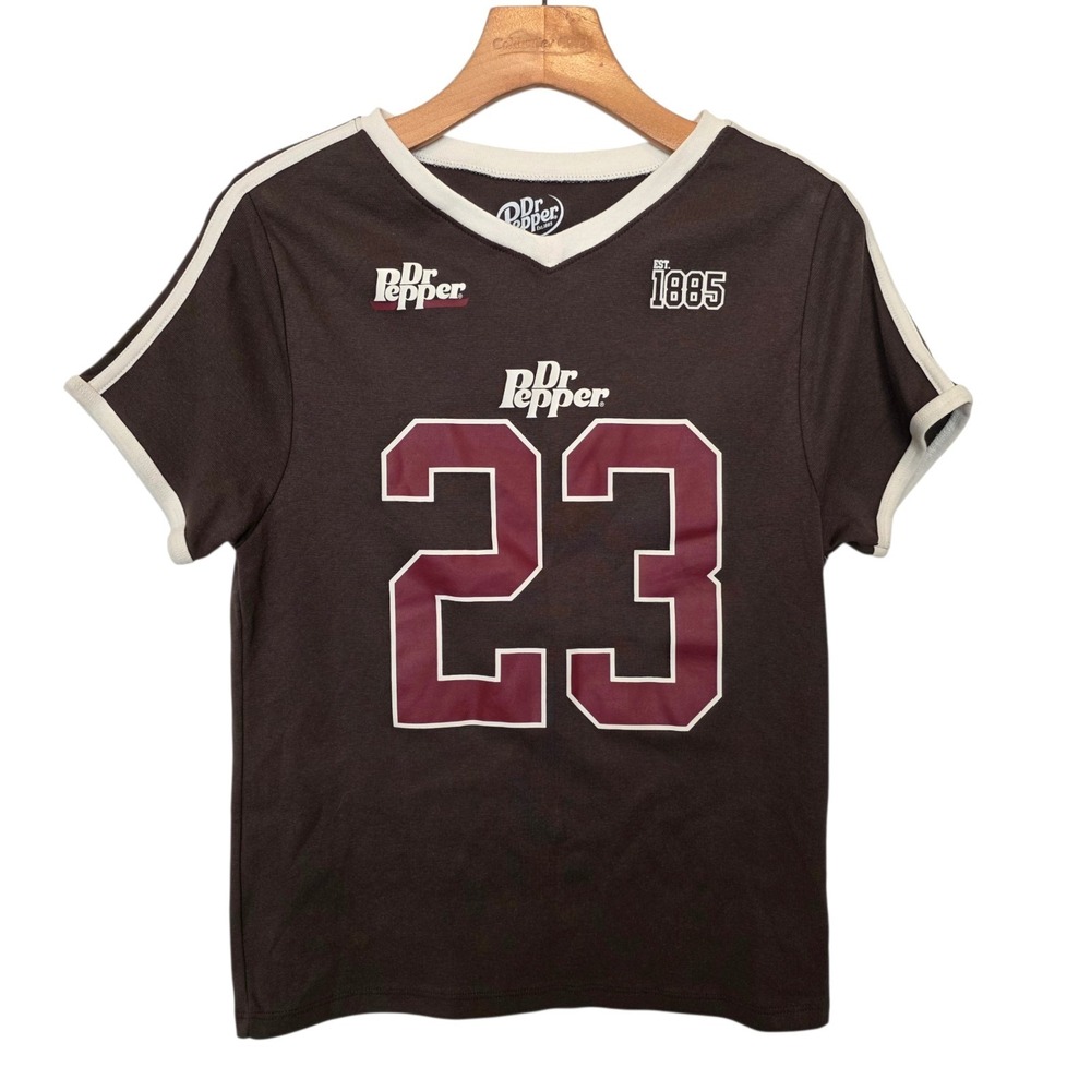 Dr‎ Pepper #23 Team Jersey Style Shirt Juniors L Promotional Rare NWOT